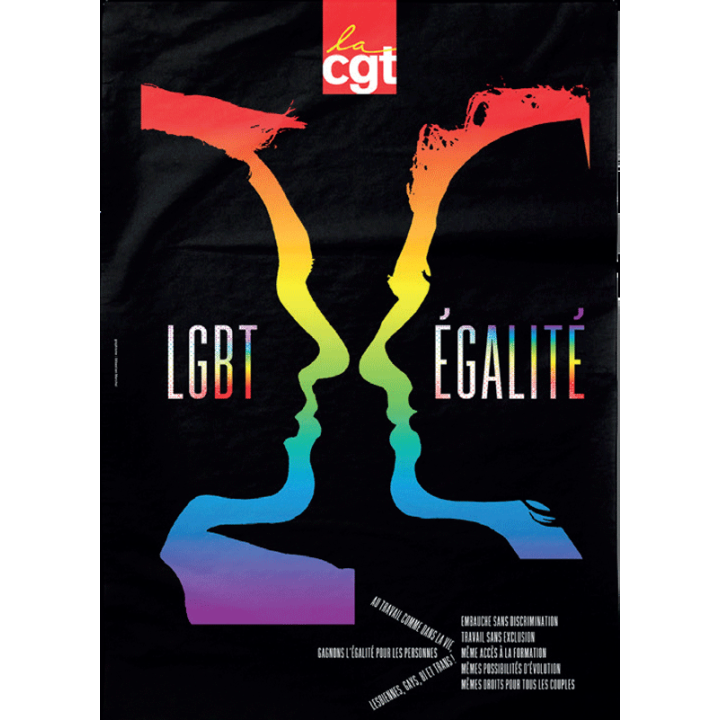 Affiche « LGBT Égalité Visages »