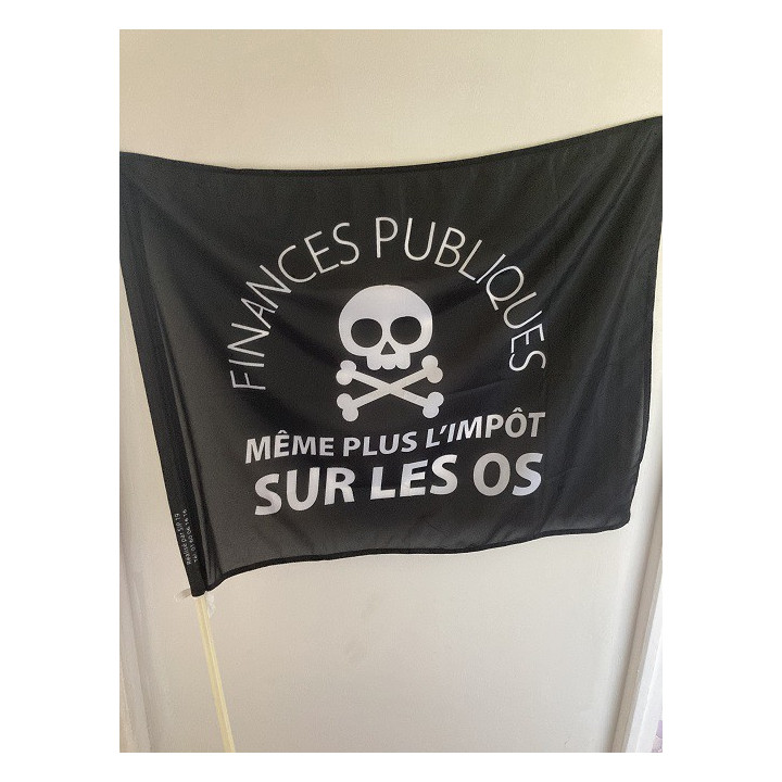 Drapeau « Même plus l’impôt sur les Os »