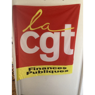 Drapeau CGT Finances Publiques