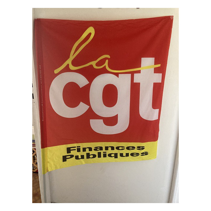 Drapeau CGT Finances Publiques