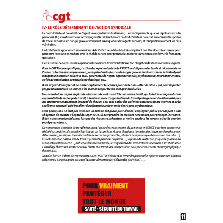 Guide « Droits d’alerte et de retrait »
