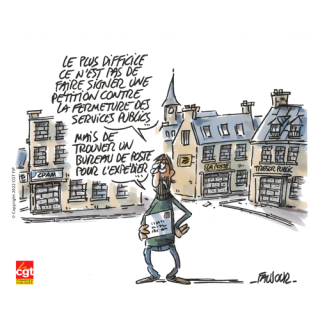 Dessin « Bureau de poste »