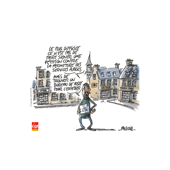 Dessin « Bureau de poste »
