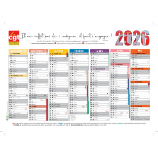 Calendrier format A5