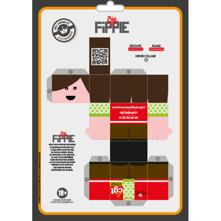 Papertoy « Big Fippie »