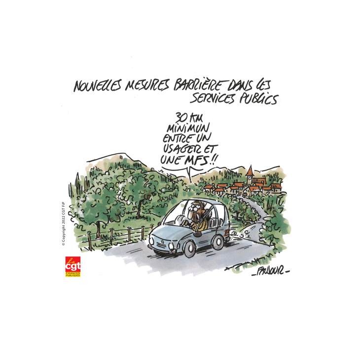 Dessin « Distance services publics »