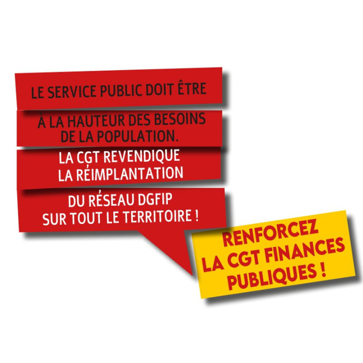 Flyer 2 « Renforcez la CGT Finances Publiques »