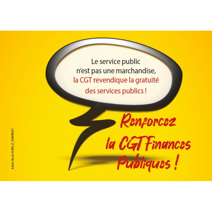 Flyer 4 « Renforcez la CGT Finances Publiques »
