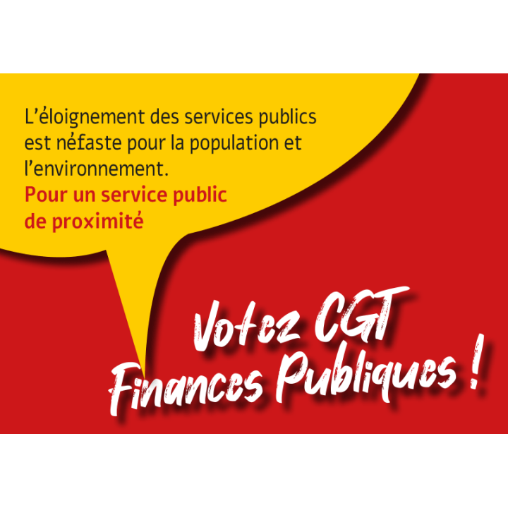 Flyer 8 « Votez CGT Finances Publiques »