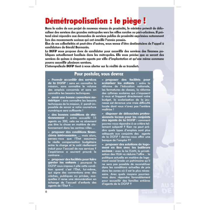 Livret « Pas de services publics sans finances publiques »