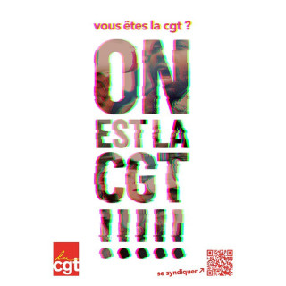 Affiche « On est la CGT »