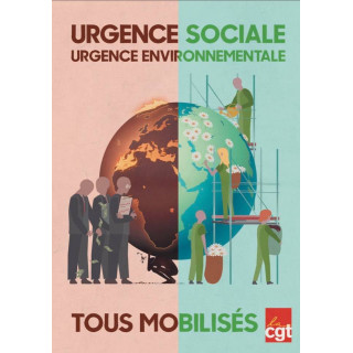 Affiche « Urgence sociale et environnementale »