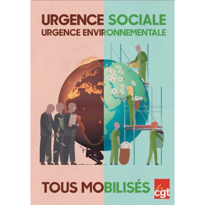 Affiche « Urgence sociale et environnementale »